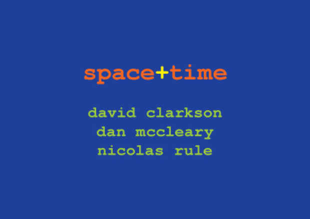 poster for “space+time” Exhibition