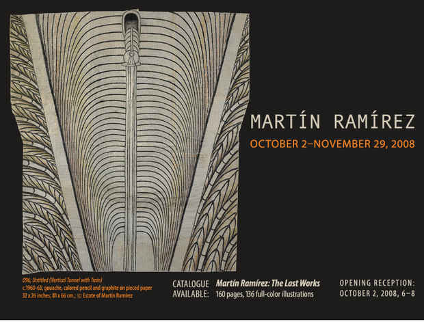 poster for Martín Ramírez Exhibition