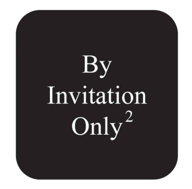 poster for "By Invitation Only 2" Exhibition