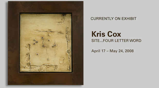 poster for Kris Cox "Site...Four Letter Word"