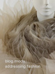 poster for "blog.mode: addressing fashion" Exhibition