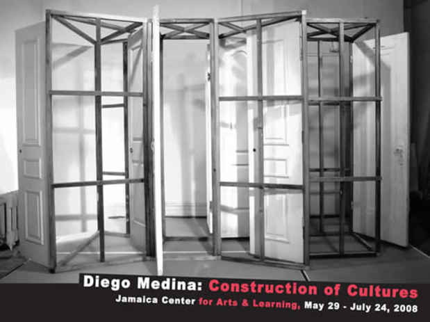 poster for Diego Medina "Construction of Cultures " 