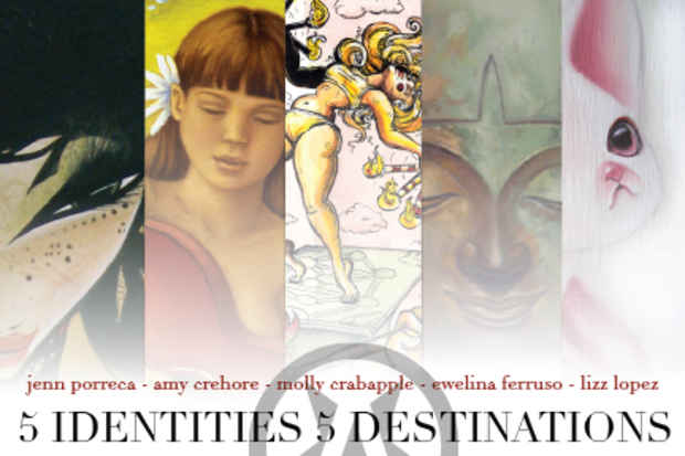 poster for "5 Identities, 5 Destinations" Exhibition