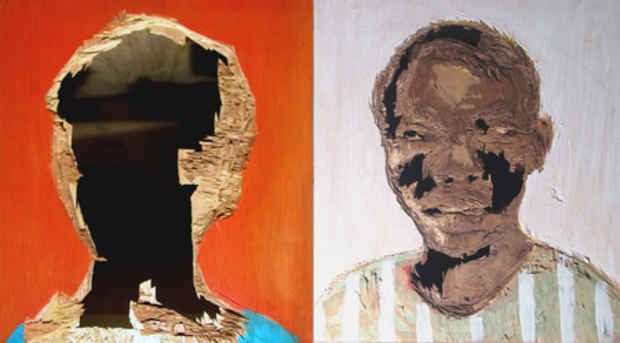 poster for Aimé Mpané "Faces"