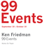 poster for Ken Friedman "99 Events"