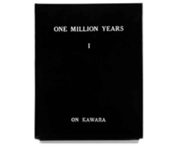 poster for On Kawara "One Million Years"