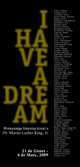 poster for "I Have a Dream" Exhibition