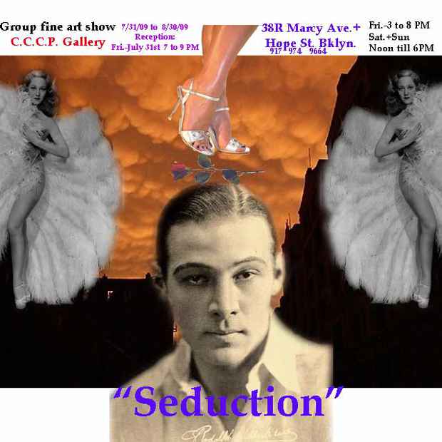 poster for "Seduction" Exhibition