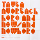 poster for Tauba Auerbach "Here and Now / And Nowhere"