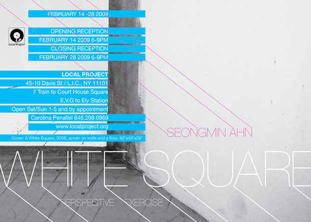 poster for Seongmin Ahn "White Square"