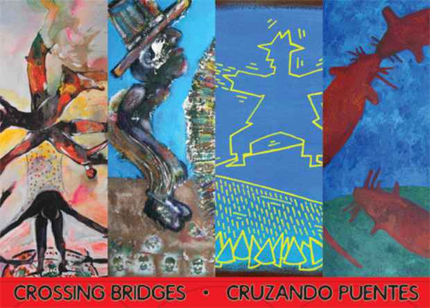 poster for Cruzando Puentes "Crossing Bridges"