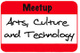 poster for "Meetup for Arts, Culture and Technology: Video for the Arts" Talk