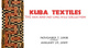 poster for "Kuba Textile" Exhibition