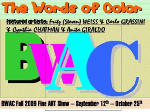 poster for "The Words of Color" Exhibition