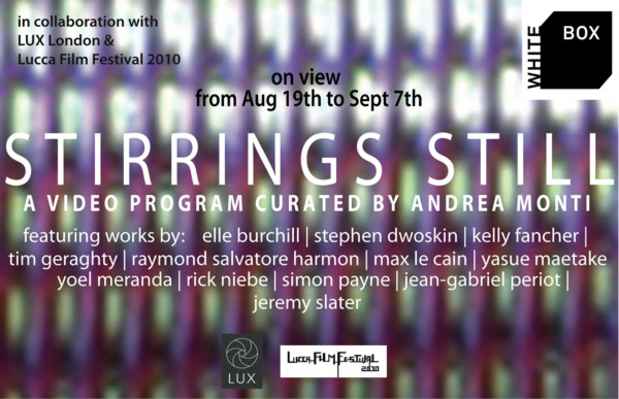 poster for "Stirrings Still" Exhibition
