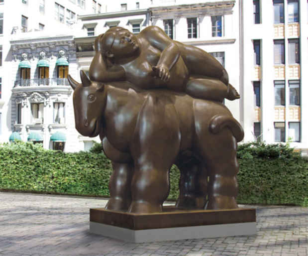 poster for Fernando Botero "Monumental Sculpture"