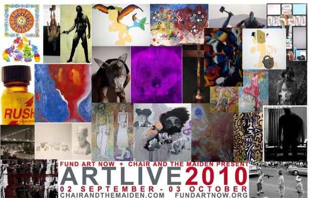 poster for "Artlive 2010" Exhibition