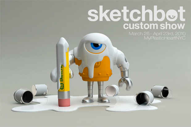 poster for "Sketchbot Custom Show" Exhibition