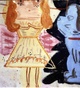 poster for Rose Wylie "What with What"