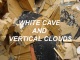 poster for Mark Schubert "White Cave and Vertical Clouds"