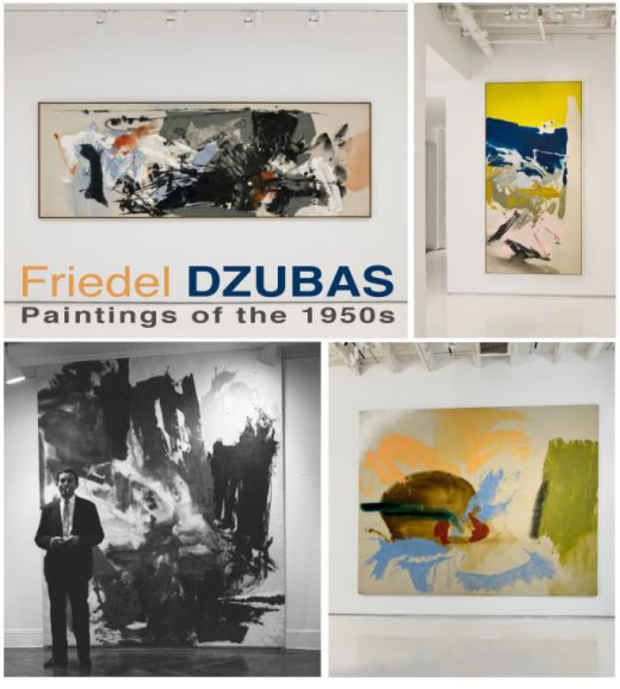 poster for Friedel Dzubas "Paintings of The 1950s"