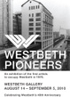 poster for "Westbeth Pioneers" Exhibition