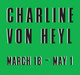 poster for Charline von Heyl Exhibition