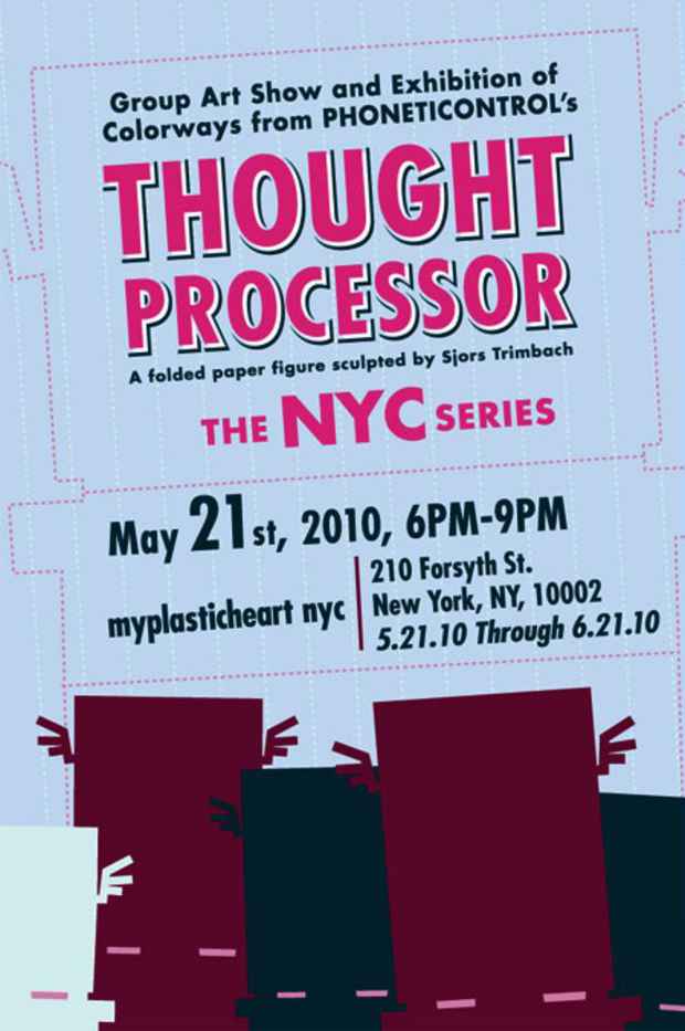 poster for "Thought Processor: The NYC Series" Exhibition