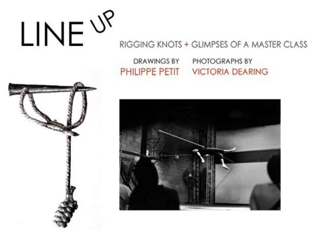poster for "Line Up: Rigging Knots And Glimpses Of A Master Class" Exhibition