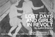 poster for Junko Shimizu “Lost Days and Girls in Revolt”