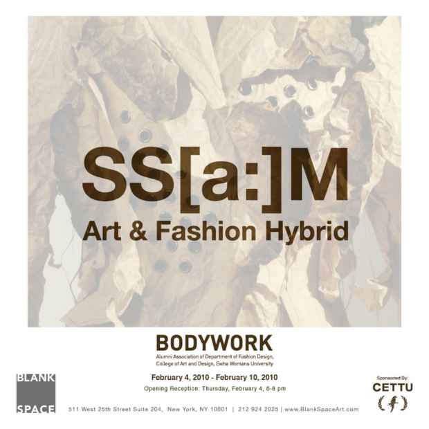 poster for "Bodywork 2010: ss[a:]m Art & Fashion Hybrid-Bodyworks’ " Annual Exhibition