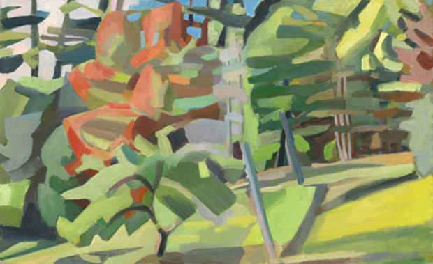 poster for Martha Armstrong "Vermont Landscapes"