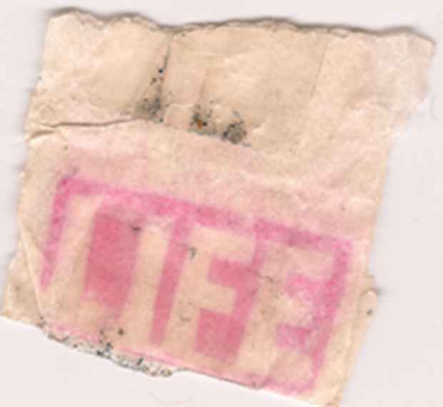 poster for "Heroin Stamp Project" Exhibition