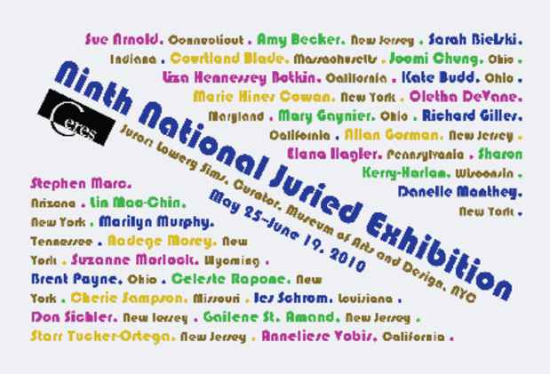 poster for Nineth National Juried Exhibition