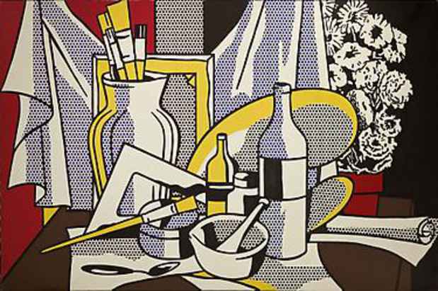 poster for Roy Lichtenstein "Still Lifes"
