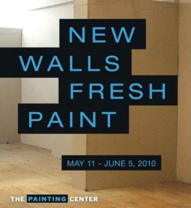 poster for "New Walls/Fresh Paint" Exhibition