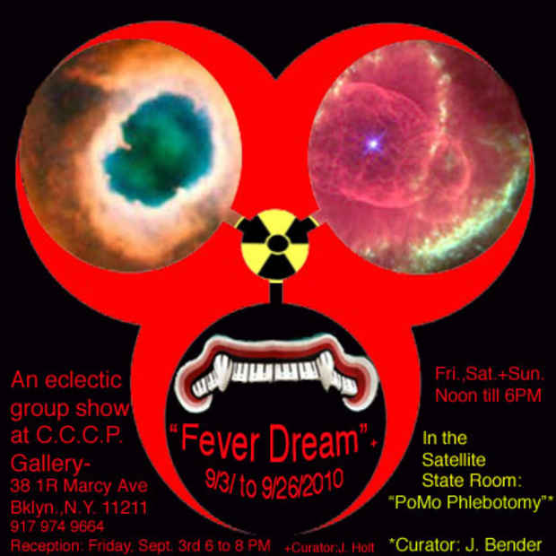 poster for "PoMo Phlebotomy" Exhibition