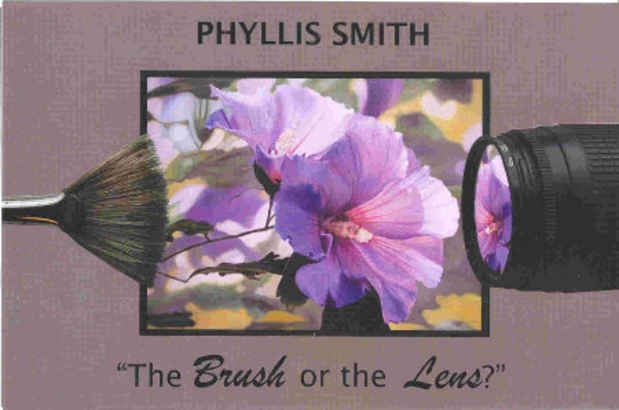 poster for Phyllis Smith "The Brush or the Lens"