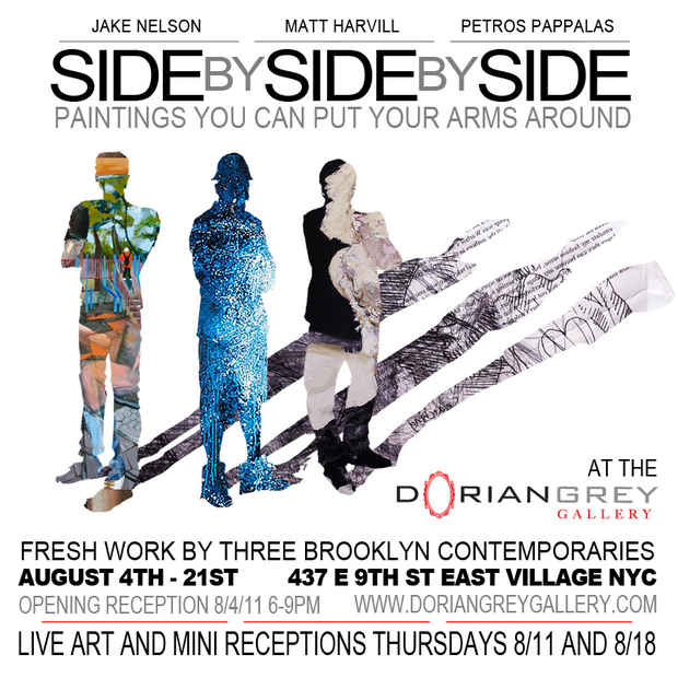 poster for "Side by Side by Side" Exhibition