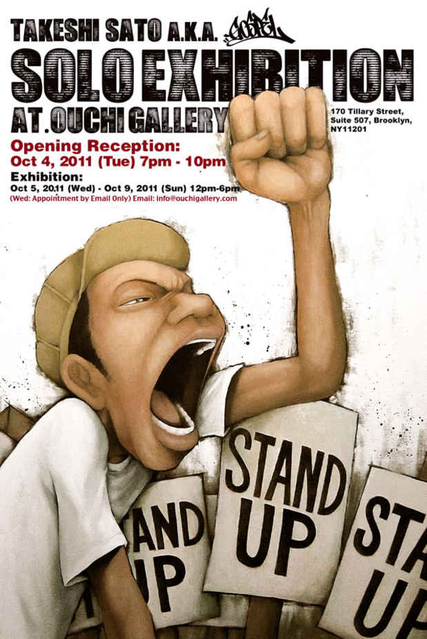 poster for Takeshi Sato A.K.A. GOSPEL Exhibition