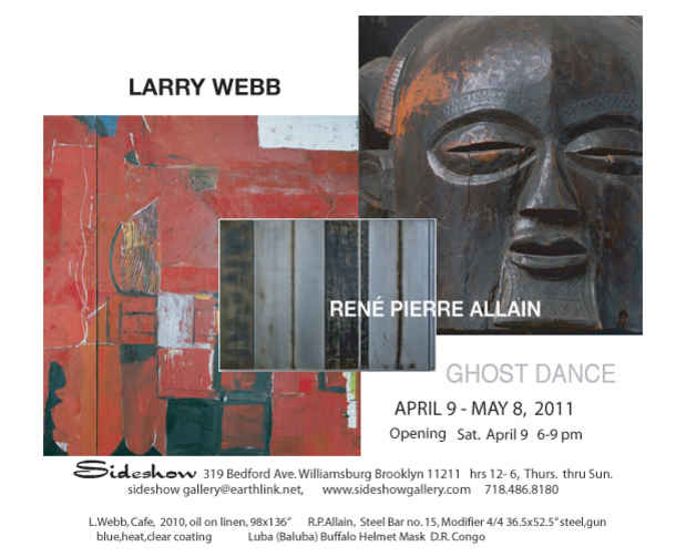 poster for "Ghost Dance" Exhibition