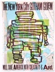 poster for Bob and Roberta Smith "The Art Party (Gotham Golem)"