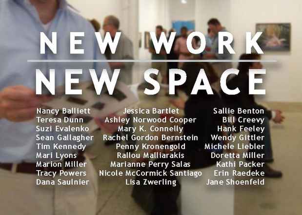 poster for "New Work / New Space" Exhibition