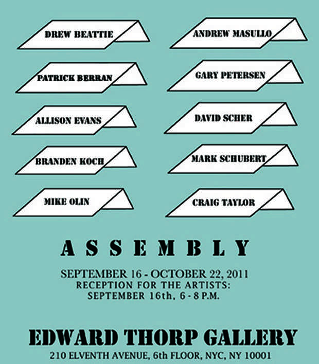 poster for "Assembly" Exhibition