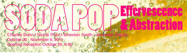 poster for "Soda Pop: Effervescence and Abstraction" Exhibition