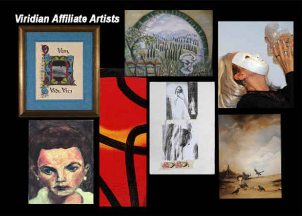 poster for "Viridian Affiliate Artists" Exhibition