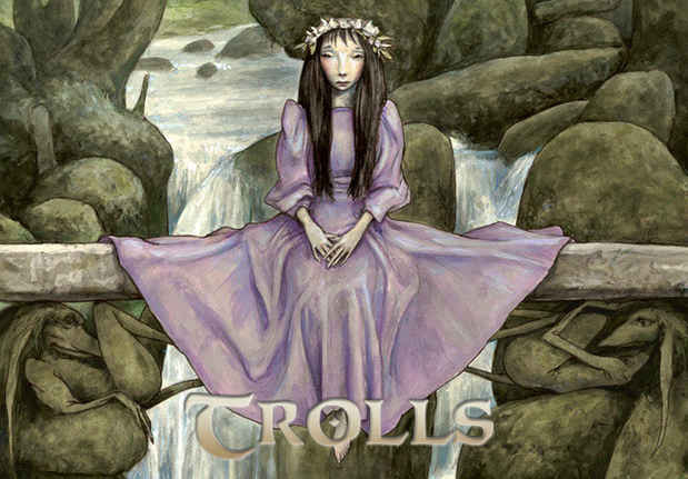 poster for Brian and Wendy Froud "Trolls"