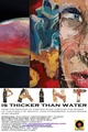 poster for "Paint is Thicker than Water" Exhibition