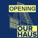 poster for "Our Haus" Exhibition