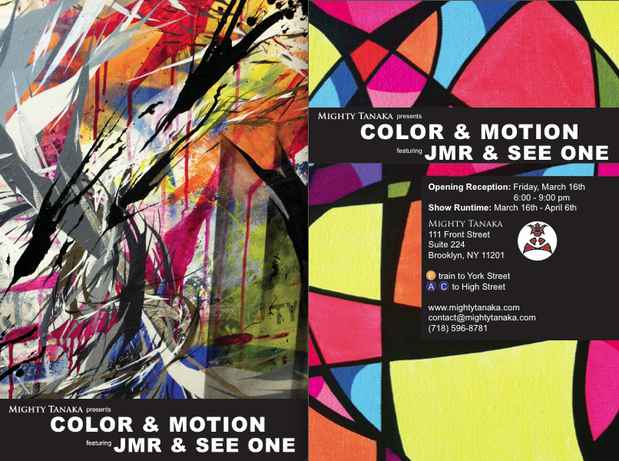 poster for "Color & Motion" Exhibition